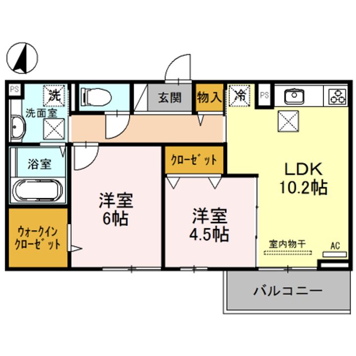 シューペリアIIの間取り