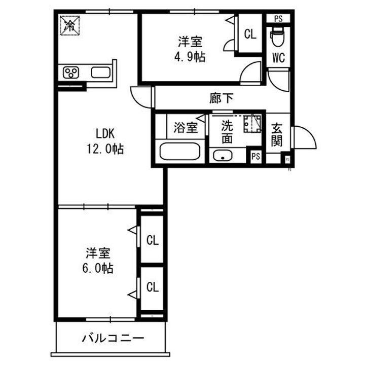 ミルソレアードの間取り
