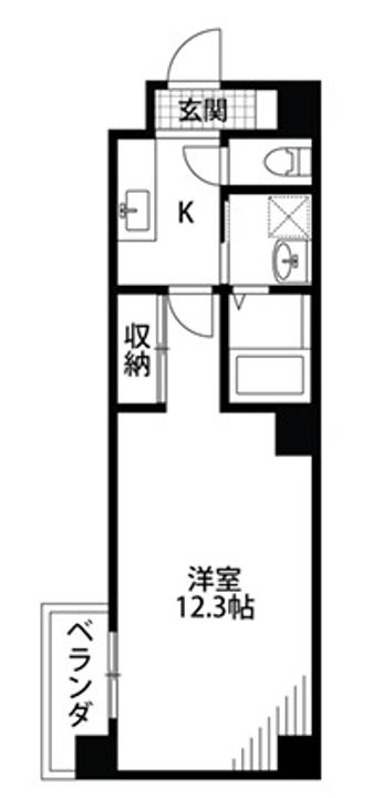アスティオン深草の間取り