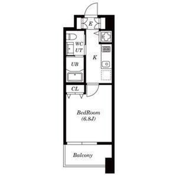 愛知県名古屋市西区新道2丁目(マンション)の賃貸物件の間取り