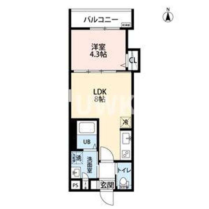 愛知県名古屋市中村区長筬町7丁目(アパート)の賃貸物件の間取り