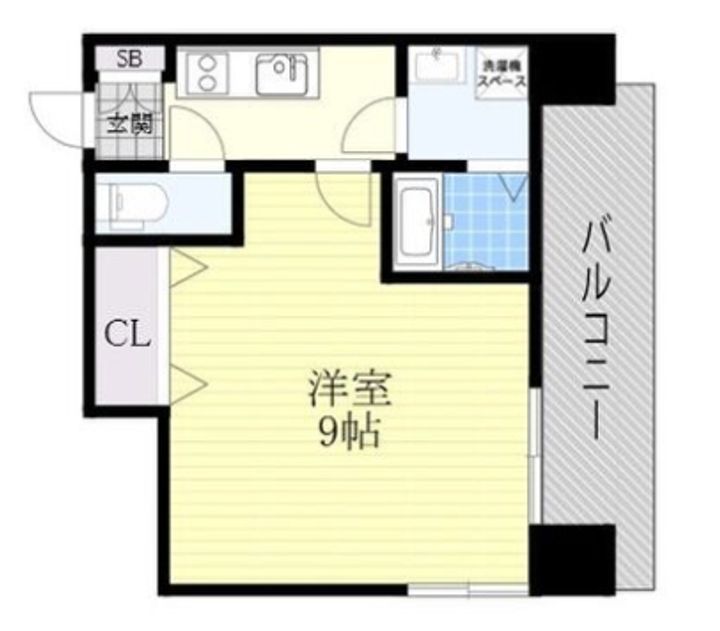 愛知県名古屋市東区葵1丁目(マンション)の賃貸物件の間取り