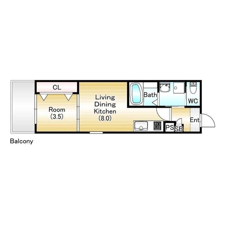 ジーメゾン伏見エルデの間取り