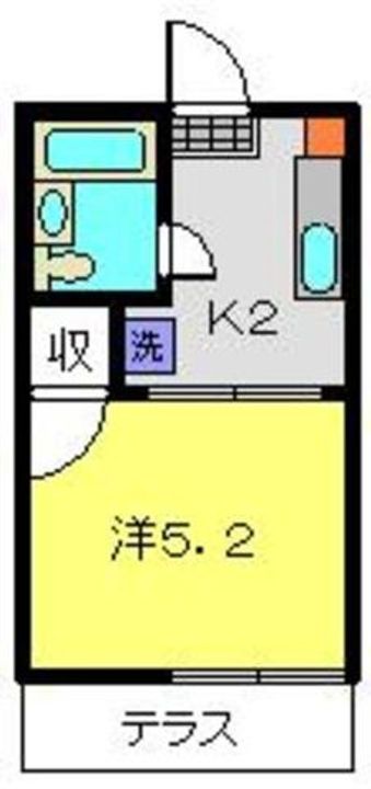 サンクリスティーハウス102の間取り