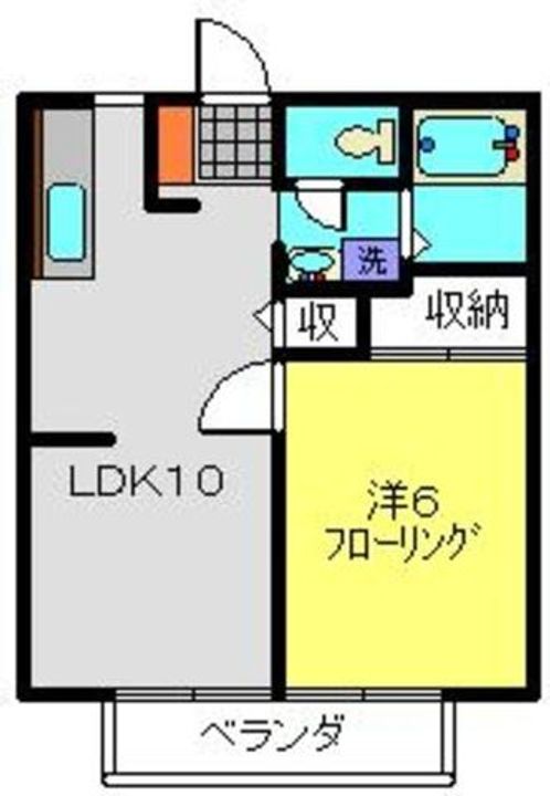 柴田ガーデンハイツG棟の間取り