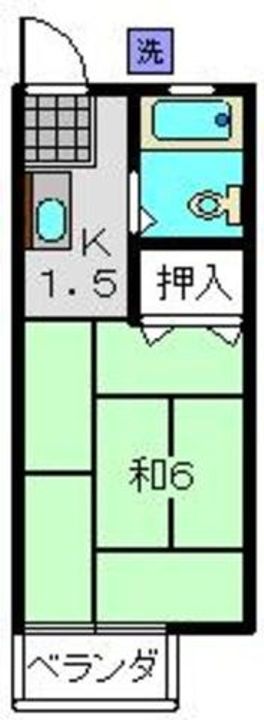 堀井ハイツ201の間取り