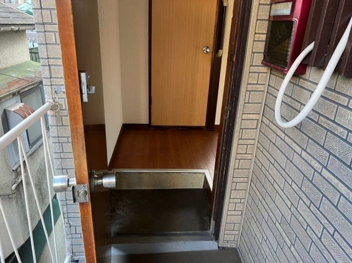 第3置田ハイツ305の玄関