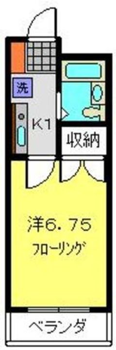 エクセル富岡105の間取り