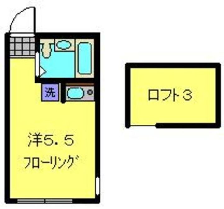 さくら弘明寺201の間取り