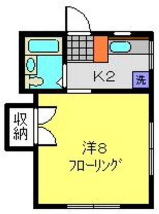 ハイツ福田0101の間取り