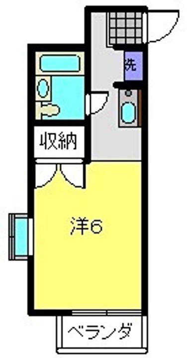 ビラコートあいかわ202の間取り