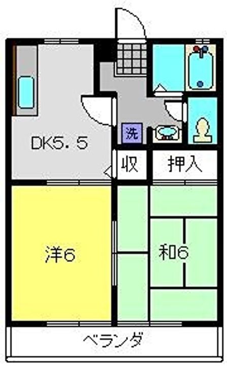 メゾンナナ203の間取り