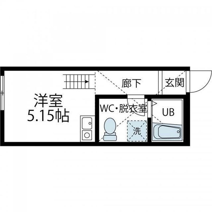 WITHPLACE大岡(ウィズプレイスオオオカ)202の間取り