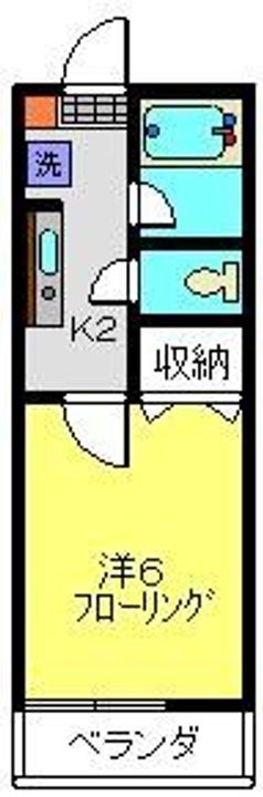 ディアコート103の間取り