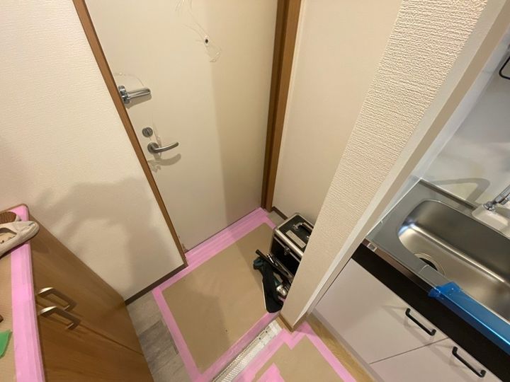 ラ・プラージュIIの玄関