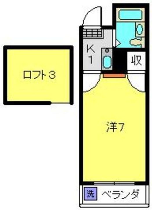 サザンステージ四季美台106の間取り