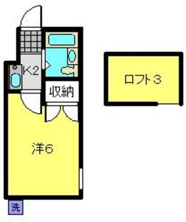 サザンステージ四季美台102の間取り