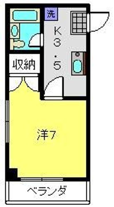 テラス鶴ヶ峰202の間取り