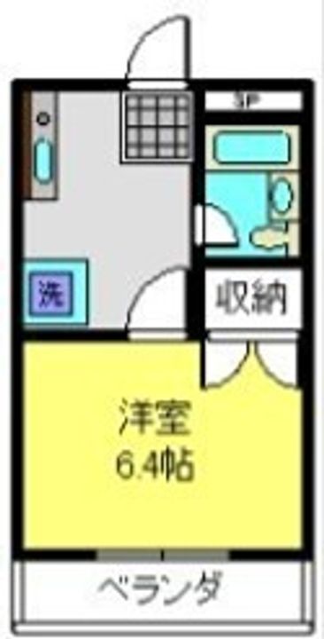 テラス鶴ヶ峰204の間取り