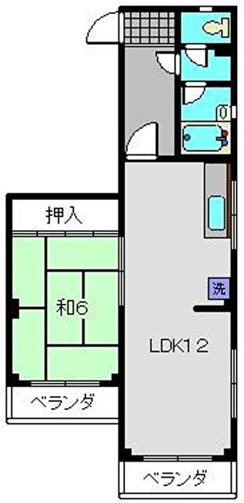 パークハイツ山田IIの間取り