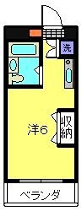 プラザ境町402の間取り