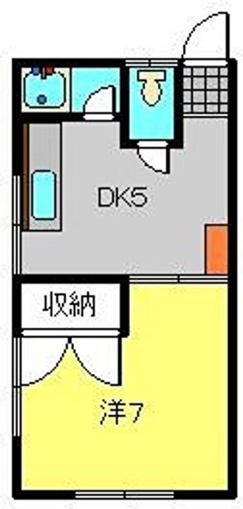 ブルク大澤105の間取り