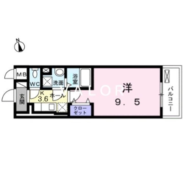 エトワール402の間取り
