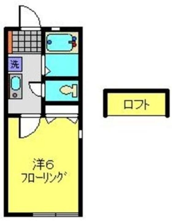 ディアコート東白楽201の間取り