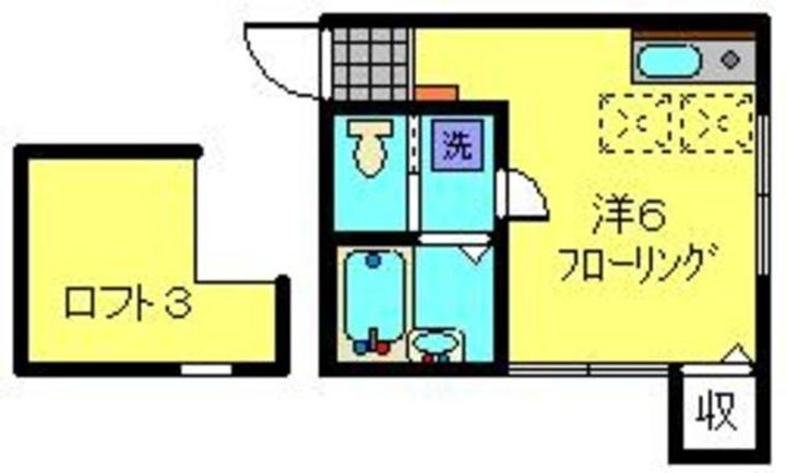 サザンウインズ妙蓮寺203の間取り