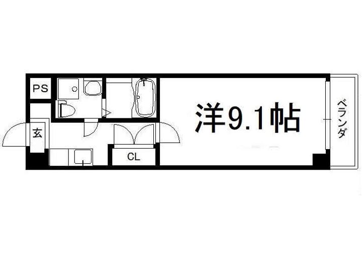 アートプラザ京田辺2205の間取り