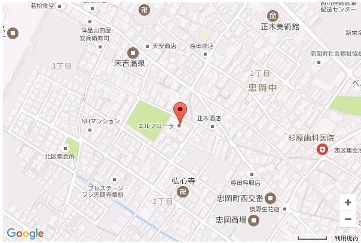 ELFLORA406の地図