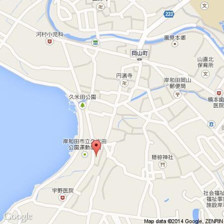 ハナハウスⅠ棟の地図