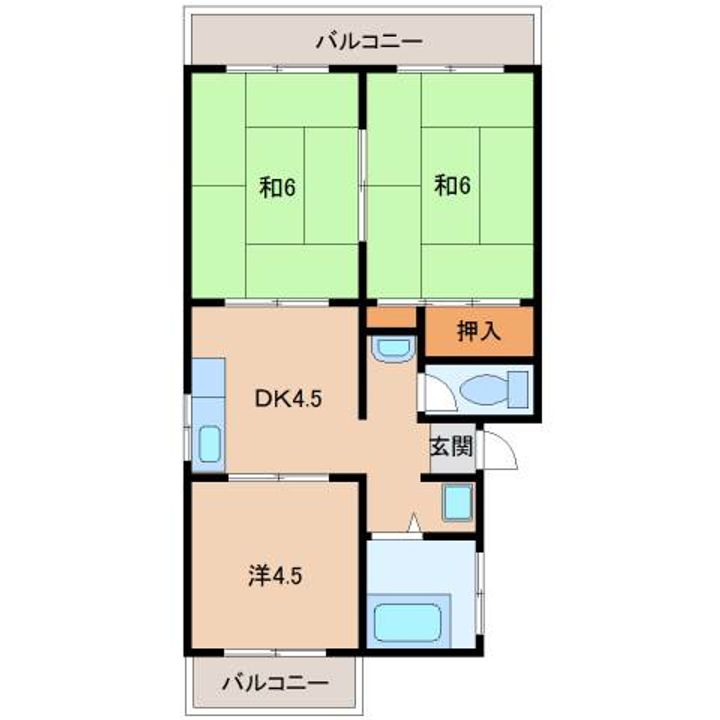 ハイツエクセレントの間取り