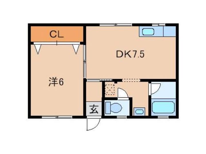 杉野アパートの間取り