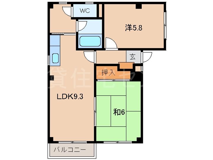 パールマンションの間取り