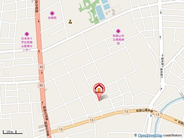 ロイヤルコーポ吹上の地図