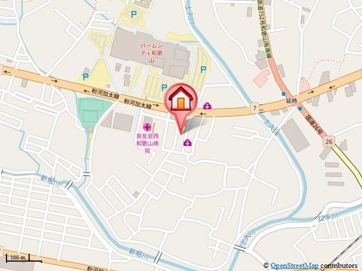 フレグランス延時の地図