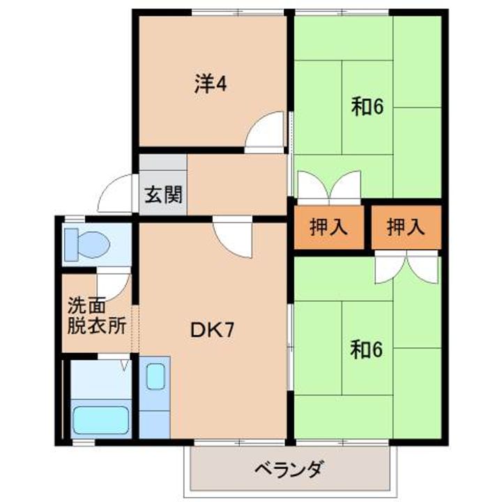 グリーンフル小倉の間取り