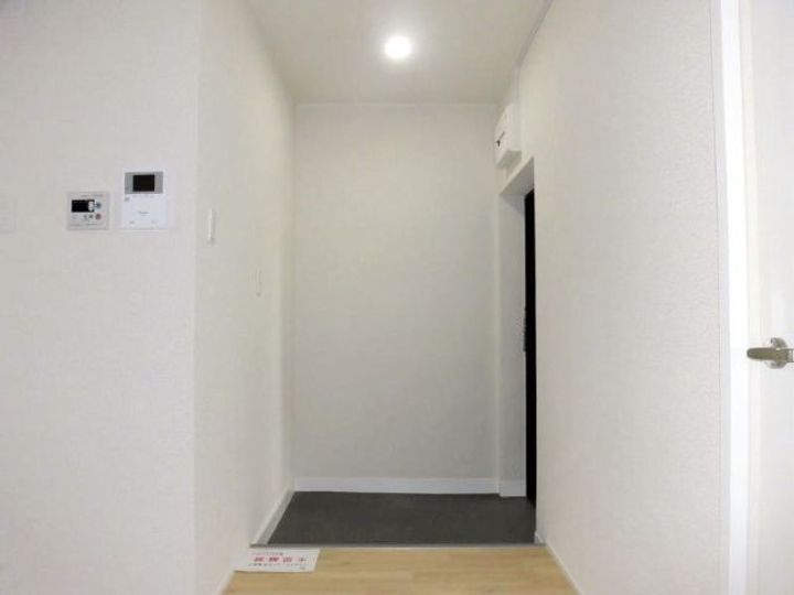 川端マンションの玄関