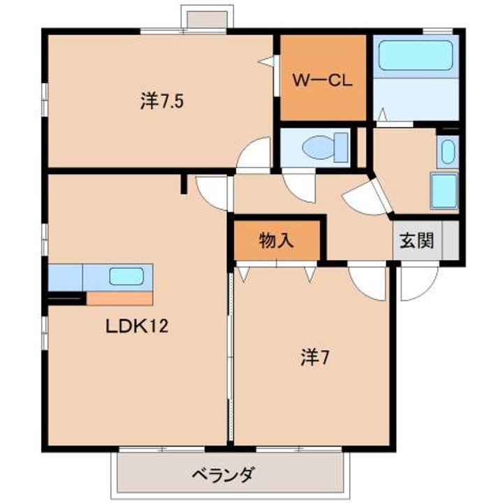 リビングタウンなごみ(C・E棟)の間取り