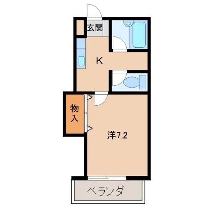 レーベン木広の間取り