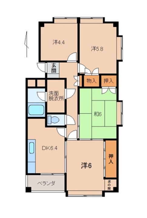 メゾンリビエールの間取り