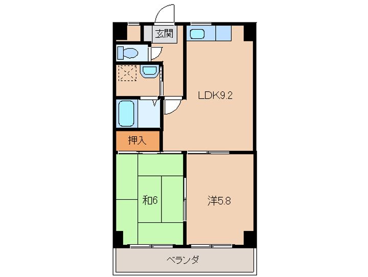 アネシス・ヒロの間取り