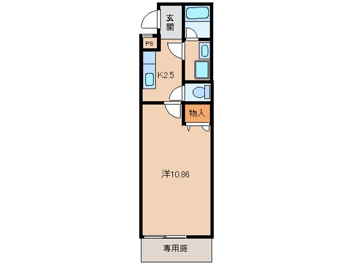 和歌山県和歌山市堀止西2丁目(アパート)の賃貸物件の間取り
