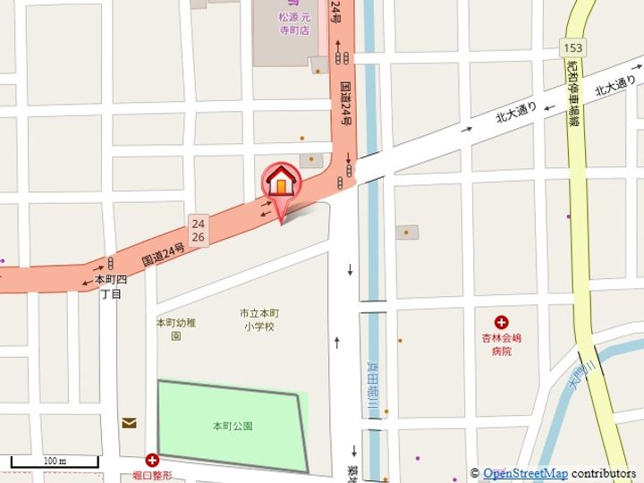 青木ビルの地図