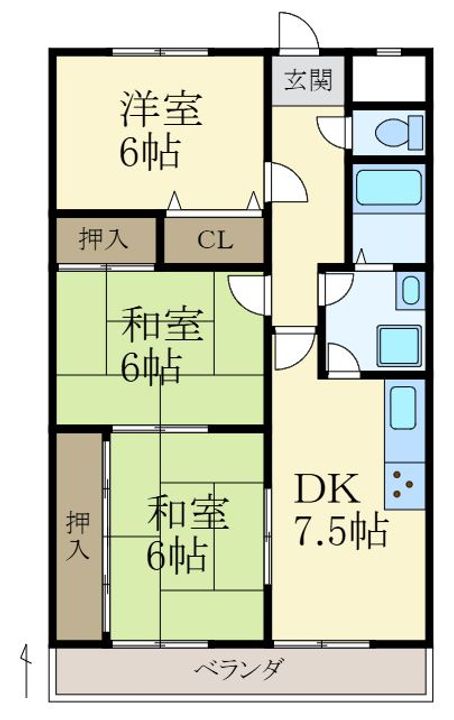ハウスリットの間取り