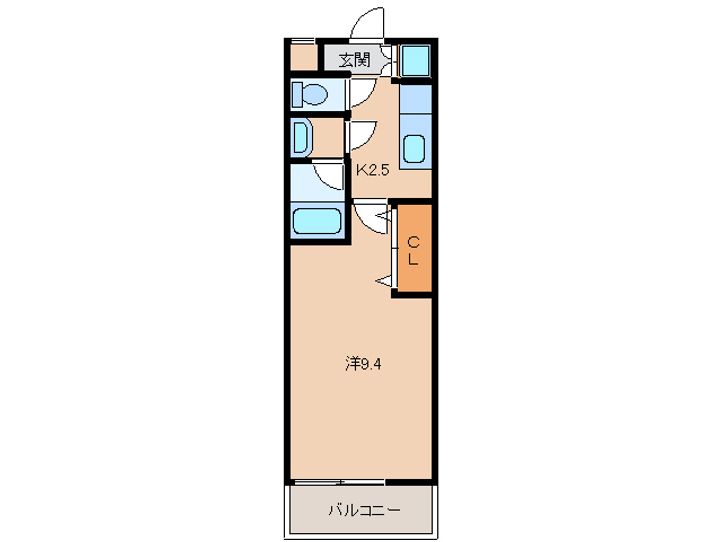 和歌山県和歌山市今福5丁目(アパート)の賃貸物件の間取り