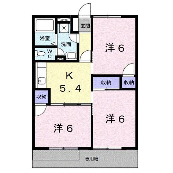 和歌山県和歌山市太田(アパート)の賃貸物件の間取り