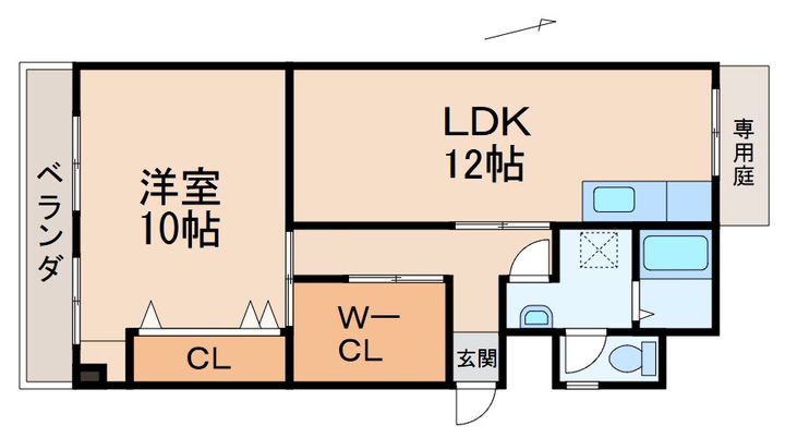 グランドハイツ本町の間取り