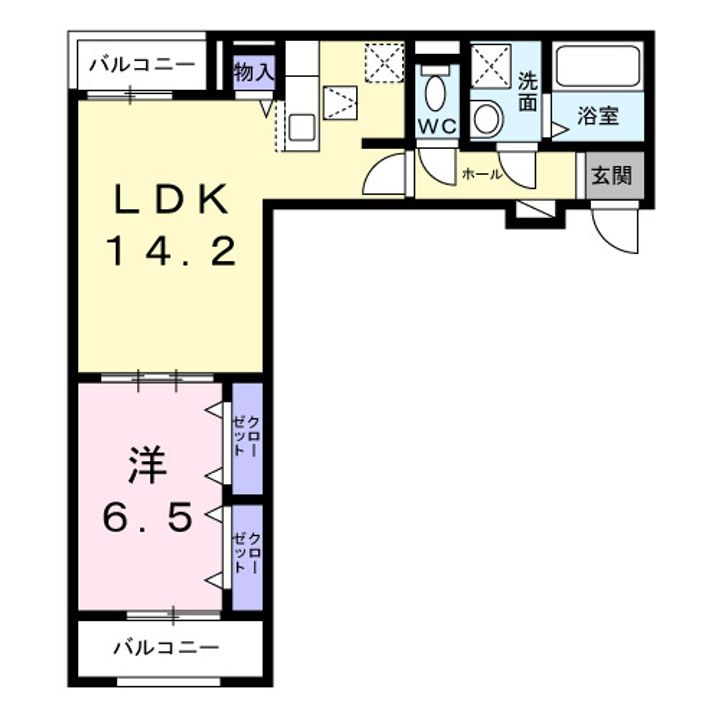 プラージュの間取り
